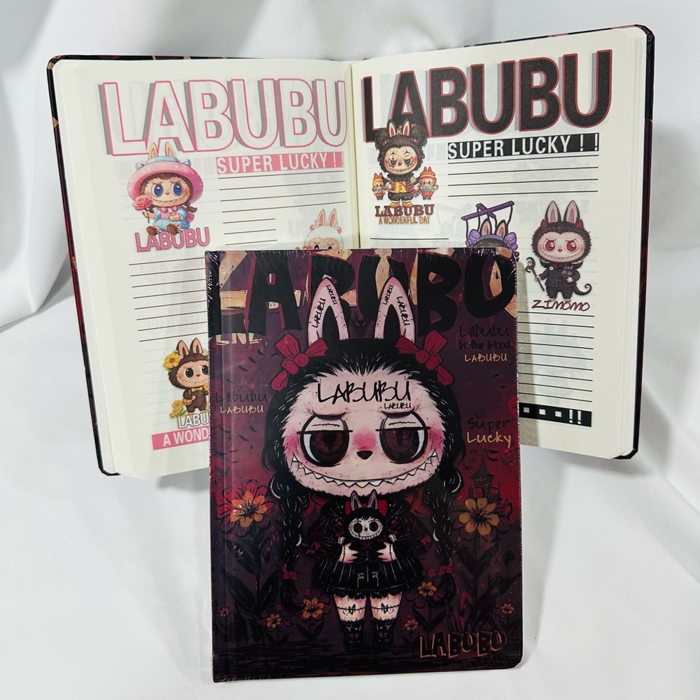 Labubu The Monsters Labubu & Tyco Hardcover 8x6 Notebook - Picture 6 of 7